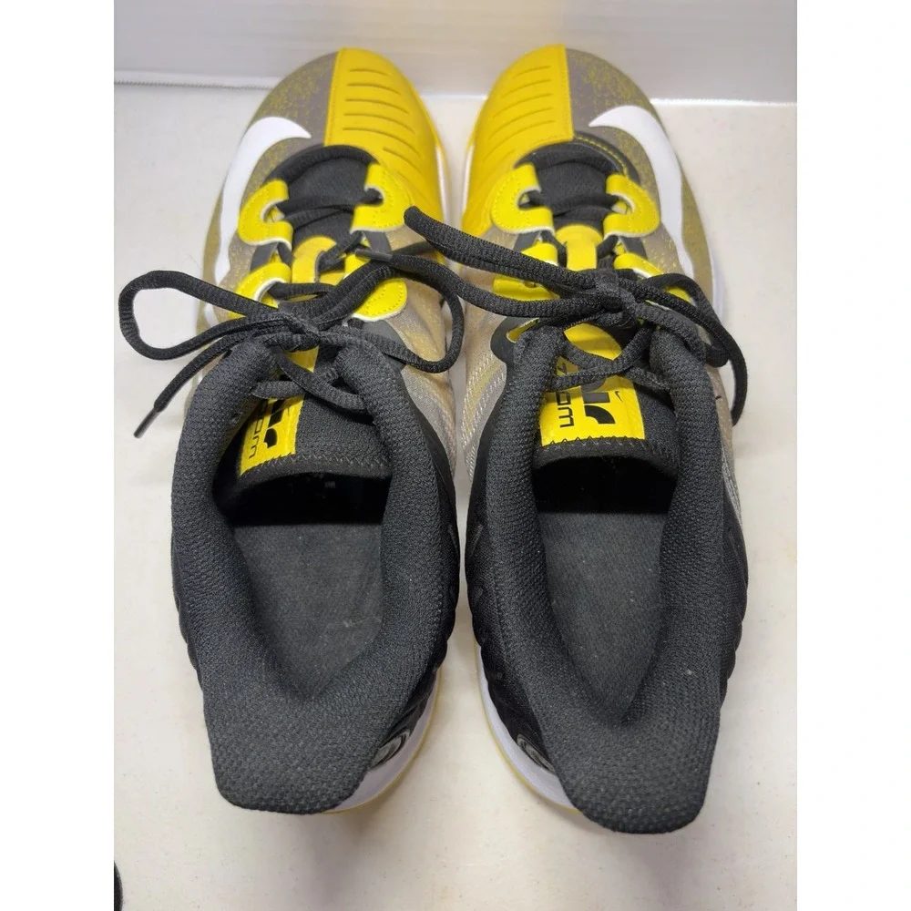 Nike Court Air Zoom GP Turbo Men's 11 Black Speed Yellow Tennis Shoes CK7513-003